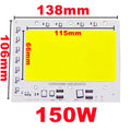 LED COB 50W–200W Smart IC (No Driver) – Powerful DIY Floodlight Lighting