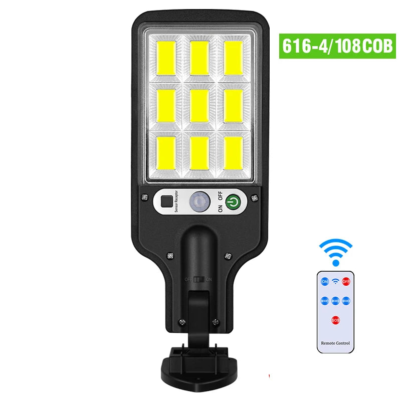 Solar LED Outdoor Wall Light – Motion Sensor Waterproof Security Lamp for Garden & Home