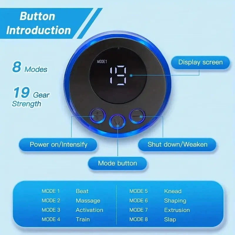 EMS Neck Massager – Smart Electric Muscle Stimulator for Pain Relief & Relaxation