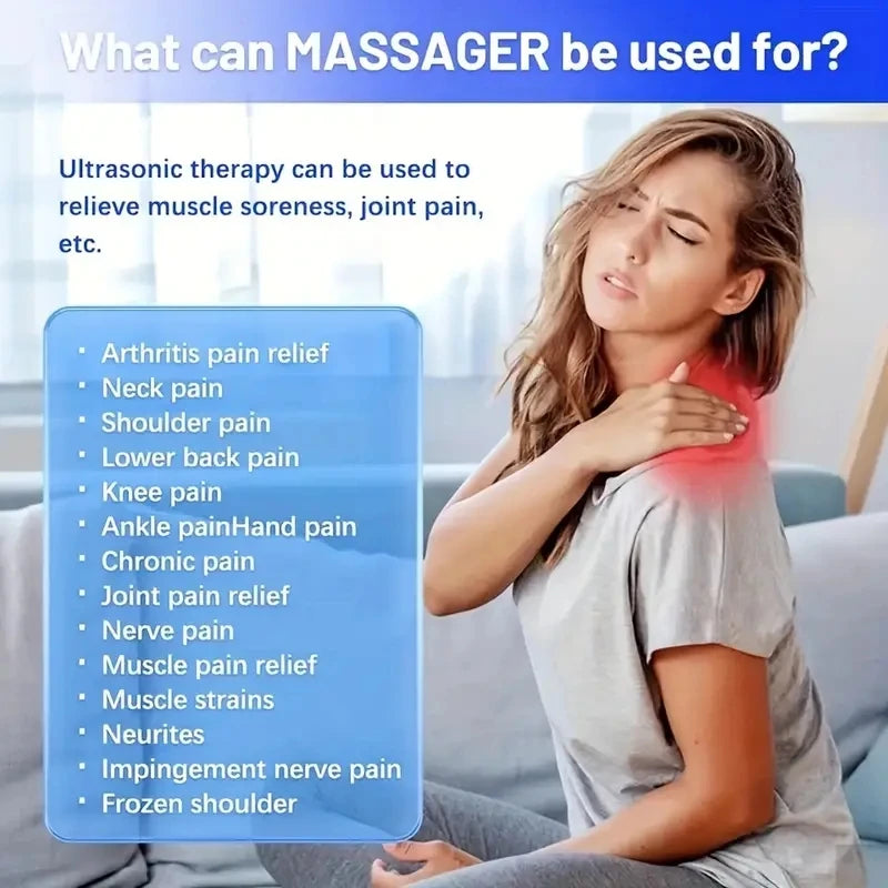 EMS Neck Massager – Smart Electric Muscle Stimulator for Pain Relief & Relaxation